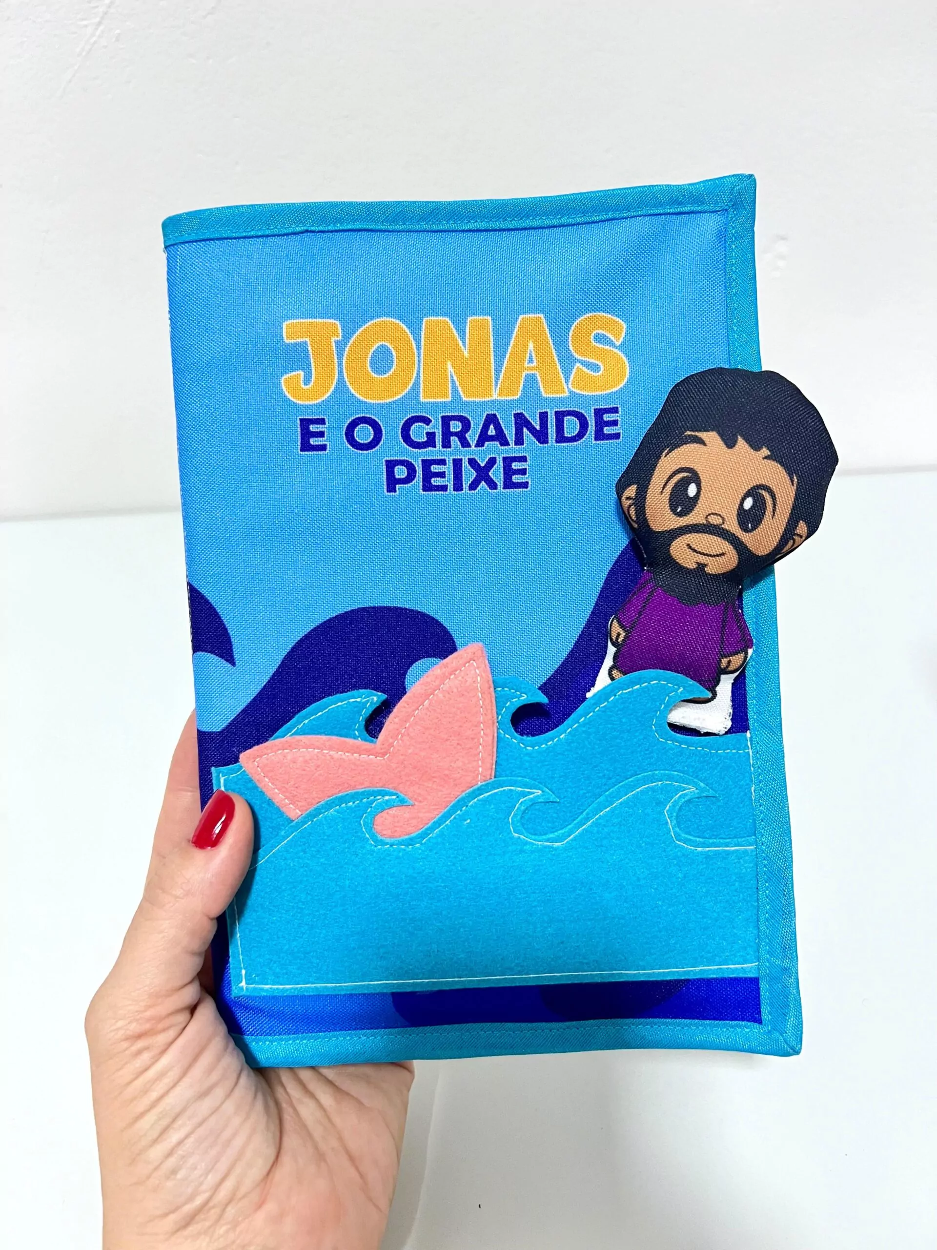 Kit 4 Livros Infantis Bíblicos – O Nascimento de Jesus / Davi e Golias / Jonas e o Grande Peixe / Adão e Eva - Imagem 26